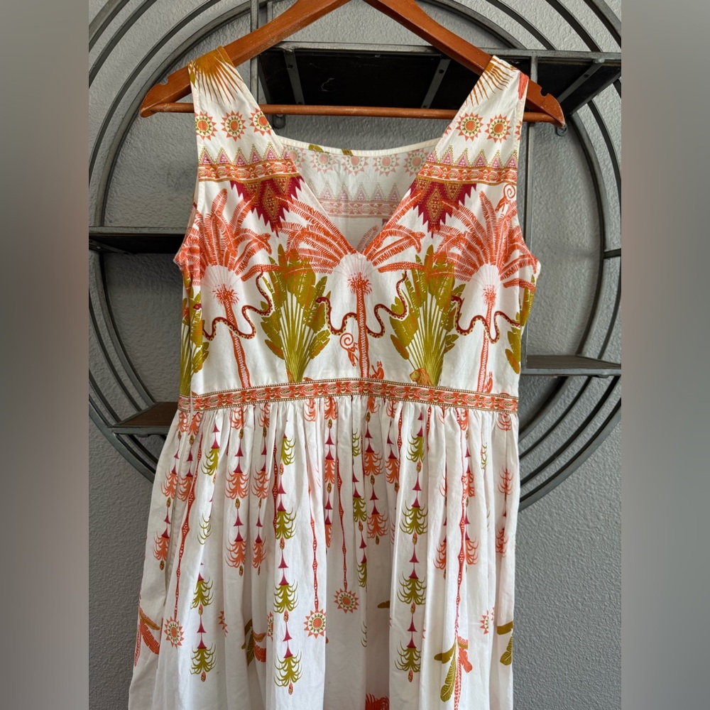 Le‎ Sirenuse Julia Winter Garden Cotton Maxi Dress - Picture 8 of 13